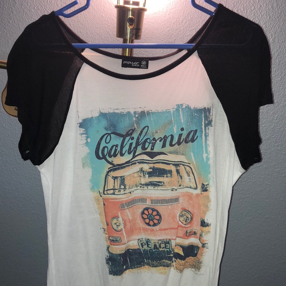 popular basics colorful california can tee shirt